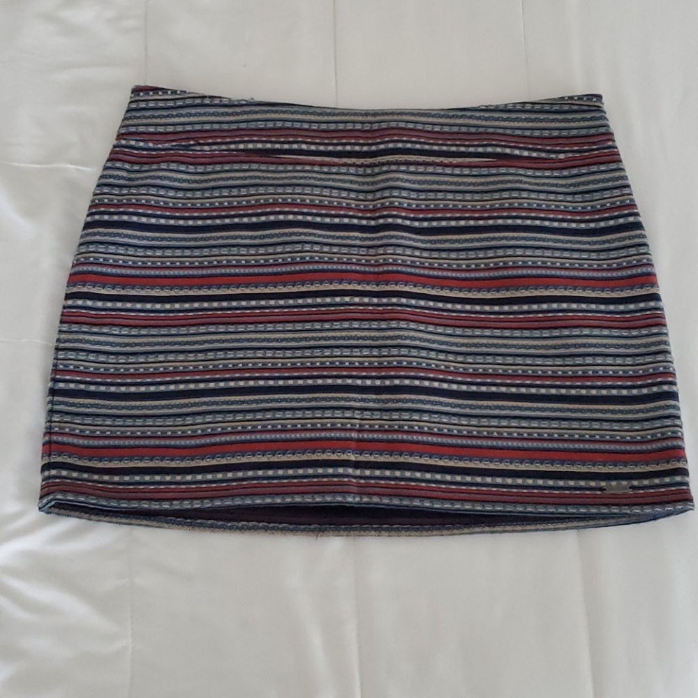 Boho mini skirt